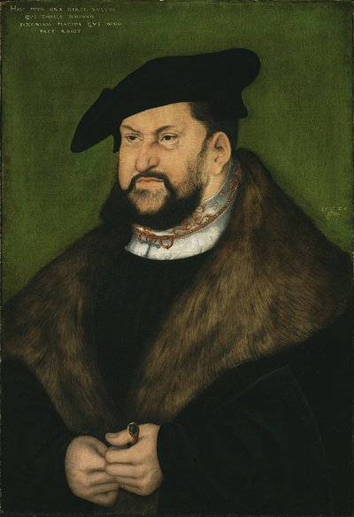 Ritratto di Giovanni il Costante, Elettore di Sassonia da Lucas Cranach the Elder